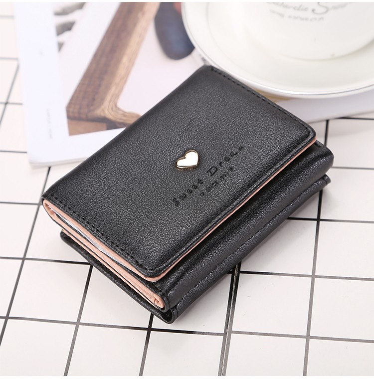 Women's Solid Color Pu Leather Hidden Buckle Wallets display picture 2