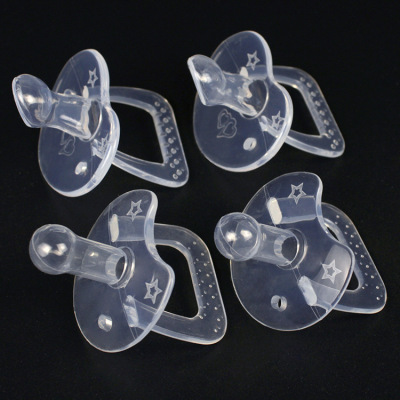 全硅胶安抚玩嘴婴儿食品级硅胶安抚奶嘴安睡型安慰奶嘴厂家批发|ms