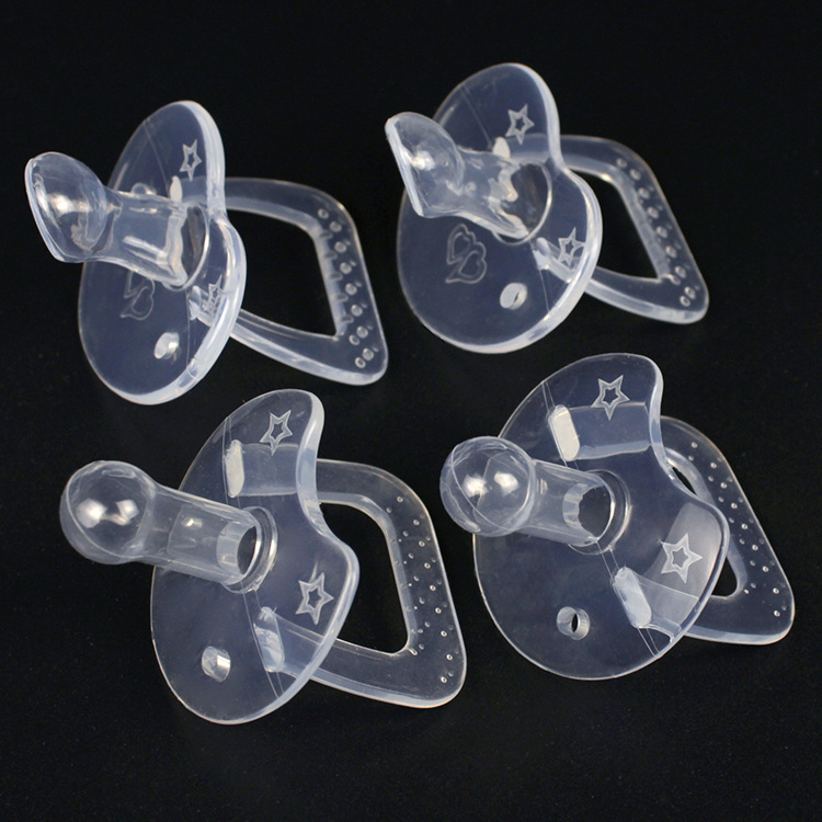 全硅胶安抚玩嘴婴儿食品级硅胶安抚奶嘴安睡型安慰奶嘴厂家批发|ms