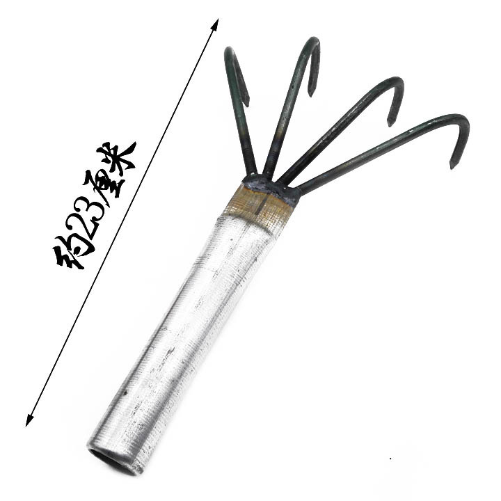 D2544 rastrillo de cuatro garras sembrando y aflojando herramientas Herramientas de hardware fuertes y duraderas herramientas de jardín Yiwu
