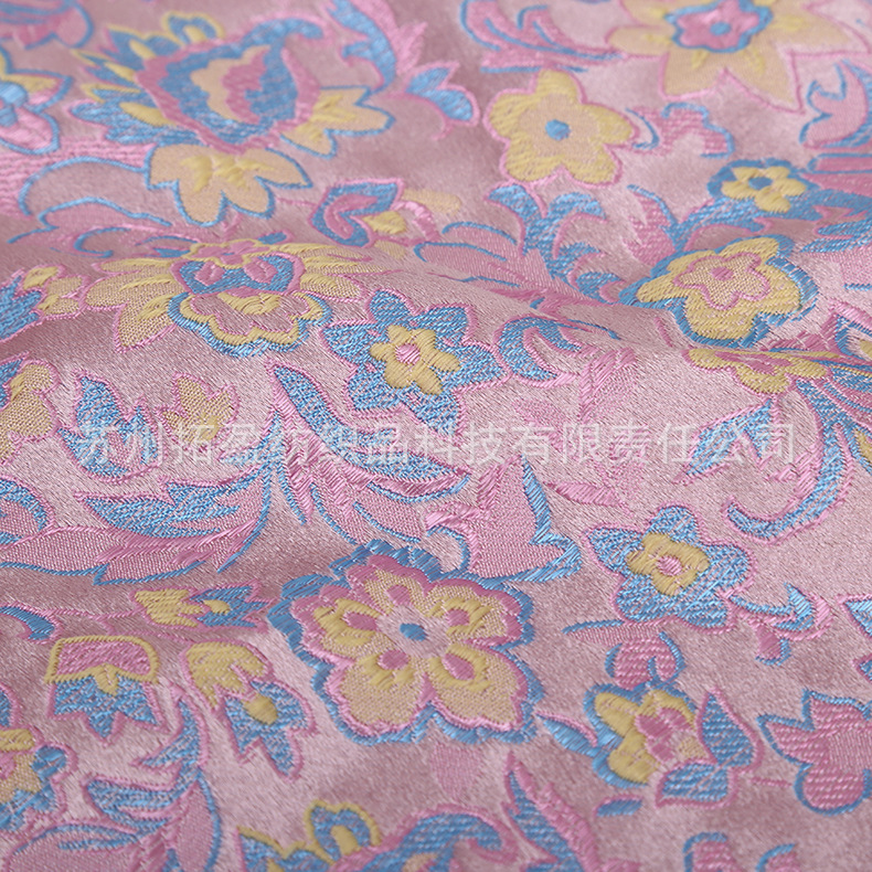 织锦面料 婚庆旗袍面料 织锦缎绸缎面料 仿古旗袍唐装绸缎布料