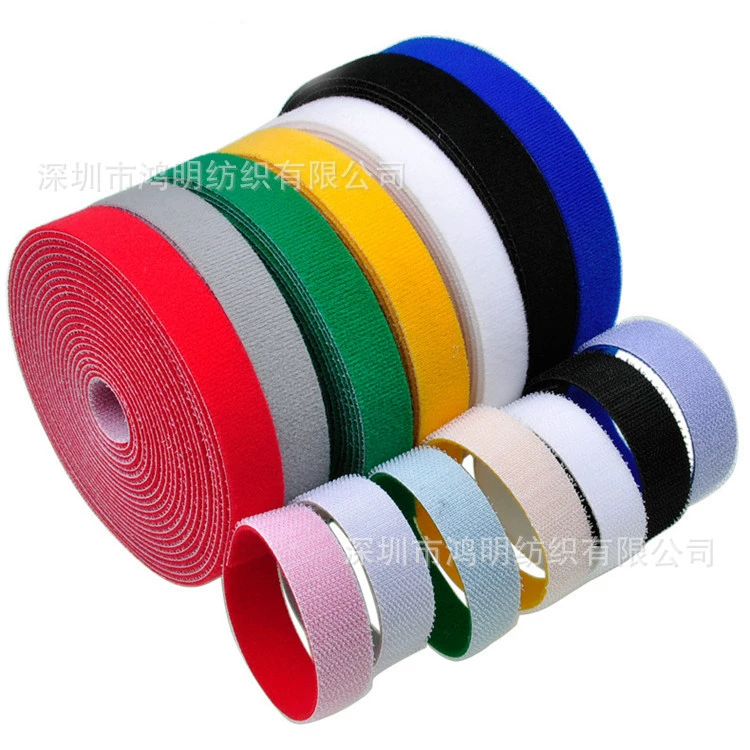 Экологичные ультратонкие двусторонние стяжки с Velcro, эластичная рулонная лента багажа, оптом, 15 мм