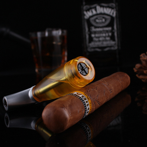 Silver Star Woodpecker transparent visible gas micro spray welding gun inflatable direct high pressure windproof lighter blue flame