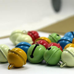 Wholesale DIY Accessory Materials - Colorful Christmas Bells, ZAKKA Handmade Bracelet, Necklace, Box, Bag Materials