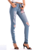 new Europe and United States explosion high waist pants embroider