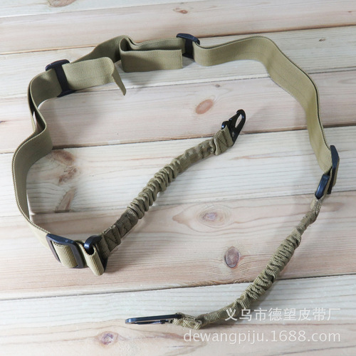 Outdoor tactical belt multifunctional canvas girdle waist chain two-point gun sling special crossbody gun rope gun belt belt