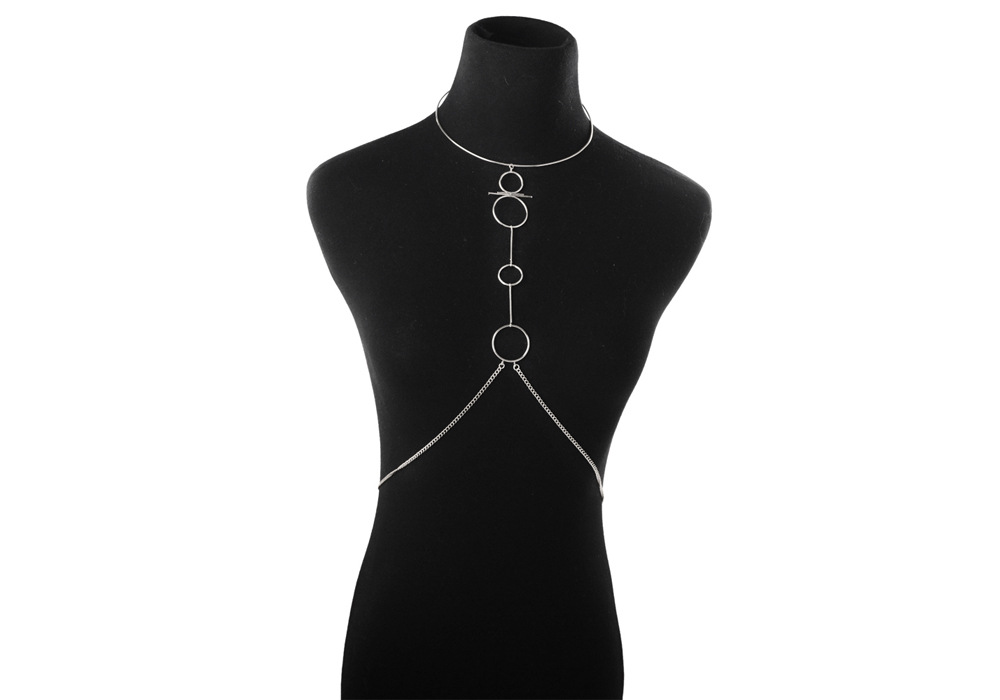 New European And American Fashion Circle Trendy Necklace Sexy Body Chain Waist Chain display picture 2