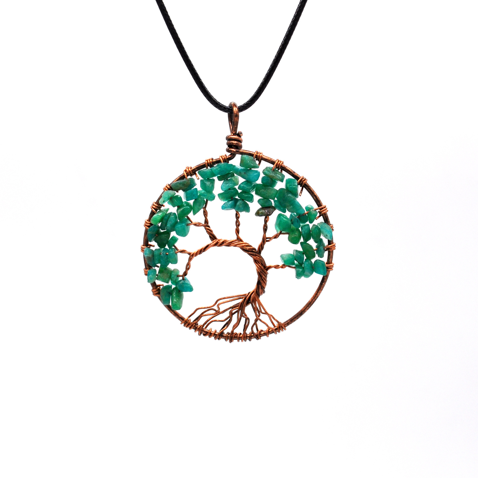 Ethnic Style Leaf Agate Plating Necklace 1 Piece