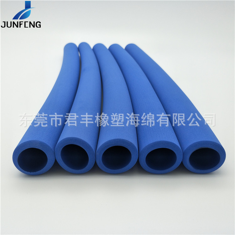 君丰供应 21*32*450mm蓝色磨面童车把套 婴儿推车NBR护套