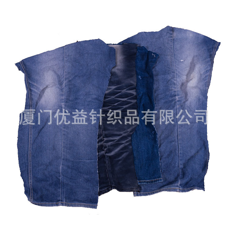 厂家直销工业牛仔擦机布 废布边角料牛仔裤裁剪破布碎布大机布