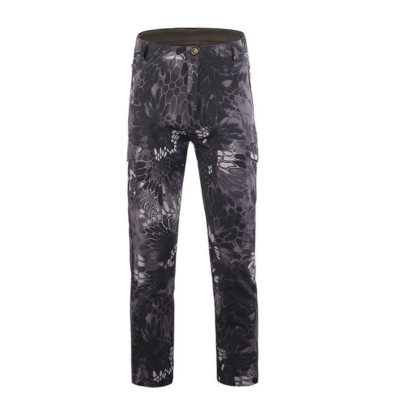 waterproof velvet keep warm travel trousers