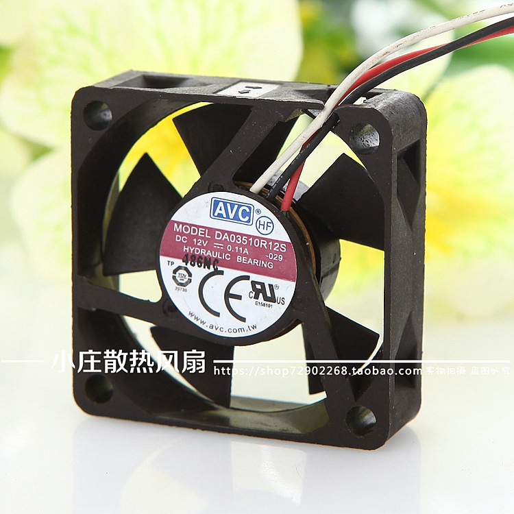 台湾 AVC奇宏 35MM 3510大风量散热风扇 12V 0.11A DA03510R12S|ms
