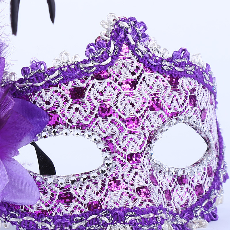 Feather Mask Yellow