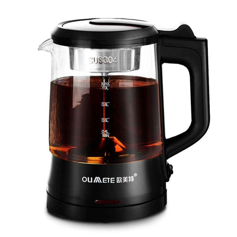 欧美特 Multifunctional glass red (black) tea, black thermos, fully automatic