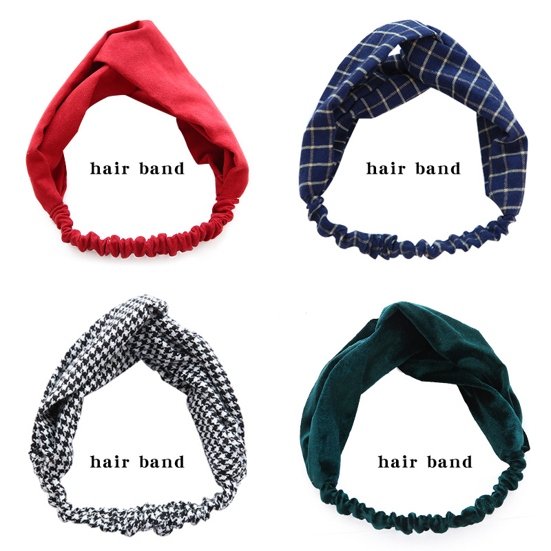 韓版新款流行發帶洗臉瑜伽運動發飾女神氣質秋冬跨境爆款頭飾頭箍