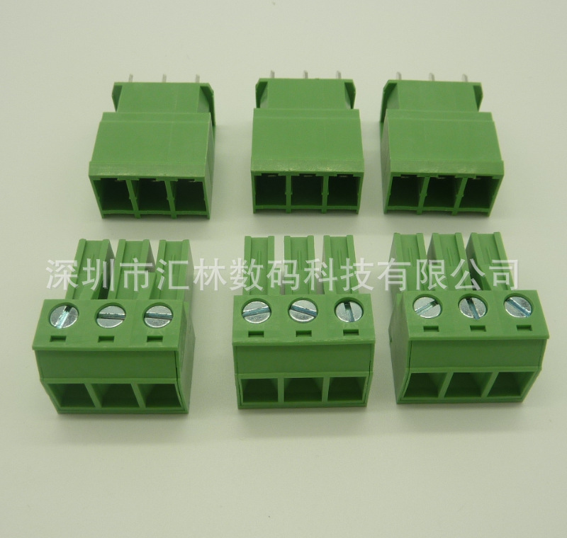 深圳汇林WF777-7.62mm大功率大电流-绿色接线端子