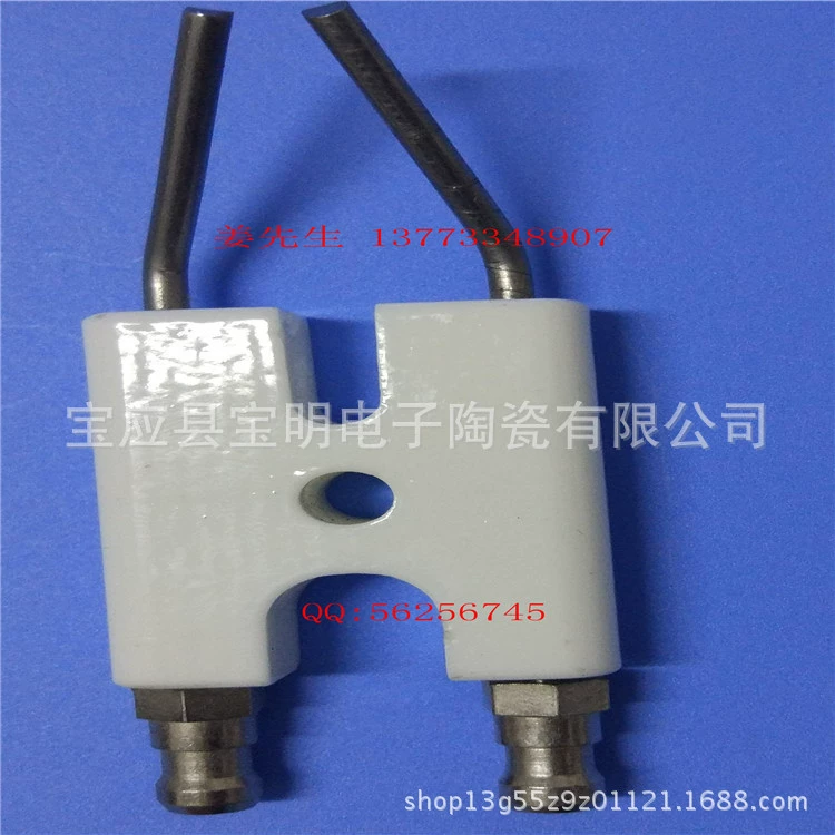 Оригинальная оптовая продажа керамическая двойная игла зажигания индукция иглы зажигания напряжение зажигания иглы зажигания обнаружение пламени