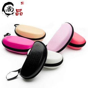 Glasses box zipper box stone pattern sunglasses box Black multi-color large frame sunglasses box factory wholesale