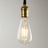 Retro transparent bulb, decorations, tungsten lamp, LED light source