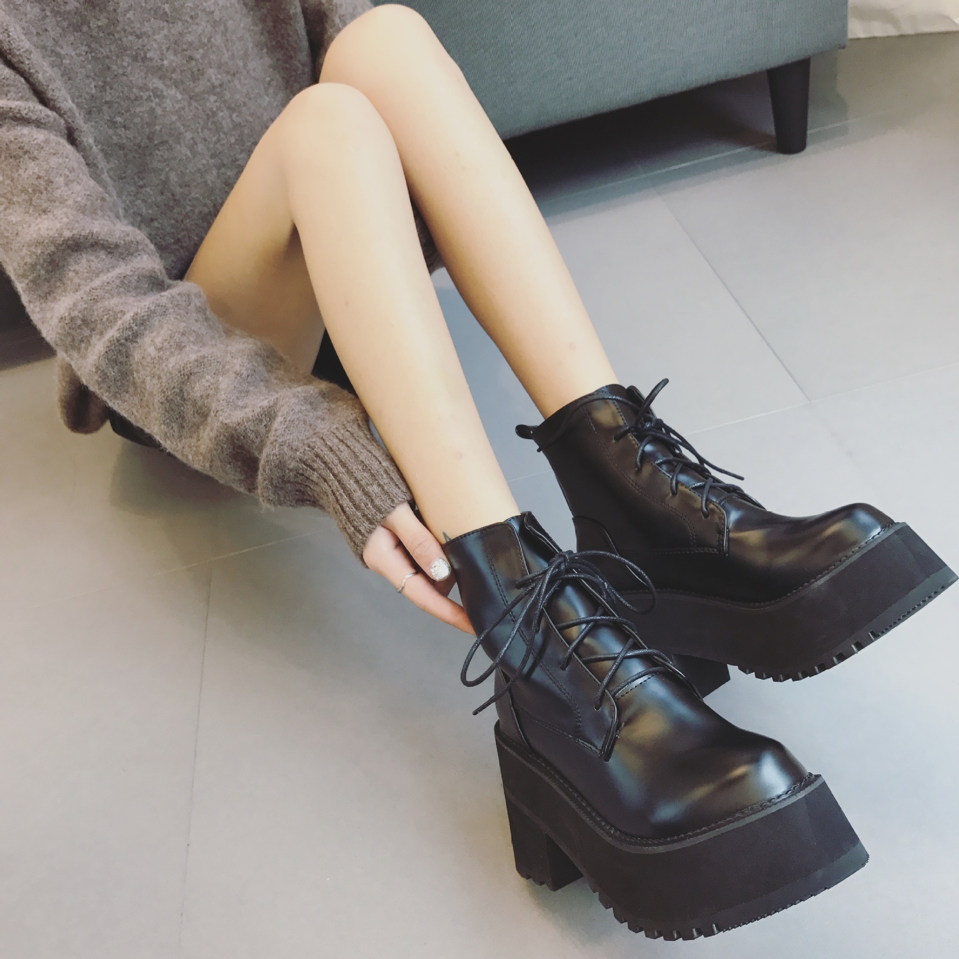 Bottes femme en PU - Ref 3355213 Image 19