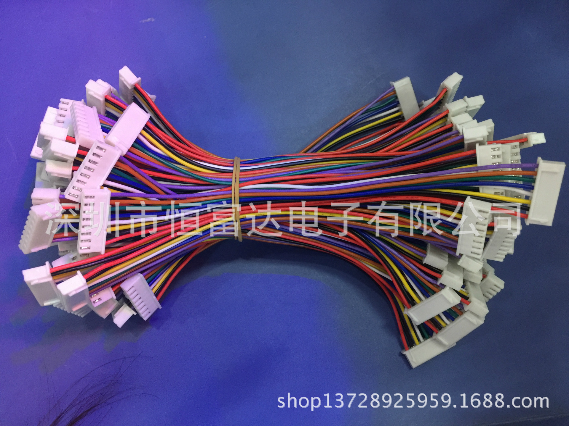 厂家供应XH8P端子线 XH2.54-8P端子连接线 间距2.54MM电子线材