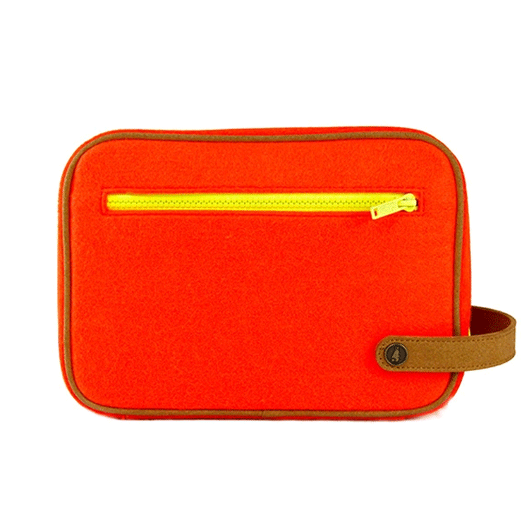 厂家批发 潮流毛毡手机包毛毡钱包 定制毛毡手机包 可加印logo
