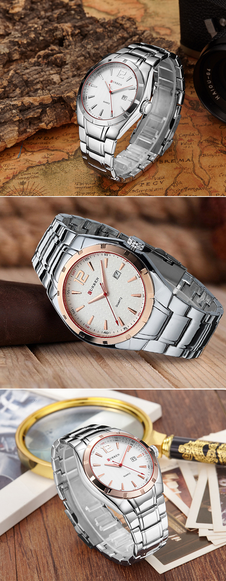 CURREN watch display