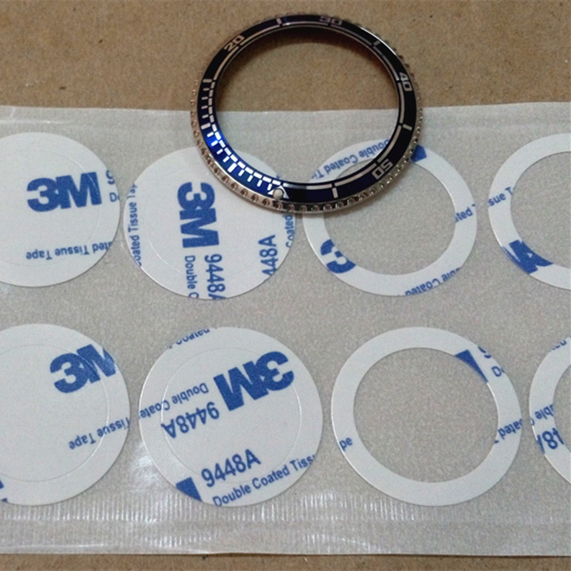 手表包装白色双面胶9448a 300LSE可视透明双面胶钟表PET胶带