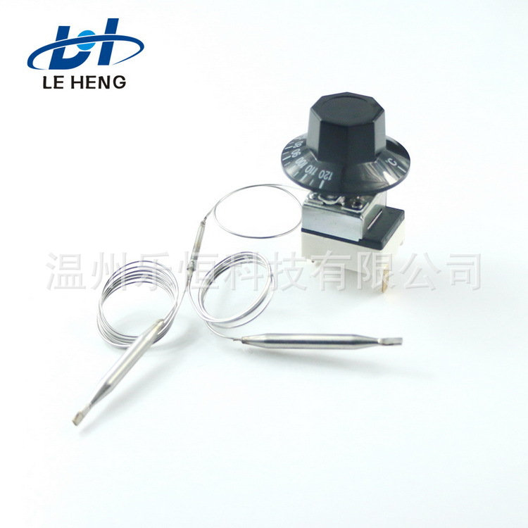 液压机控制开关30-110度配电箱控温双保护探头毛细管温控器调温