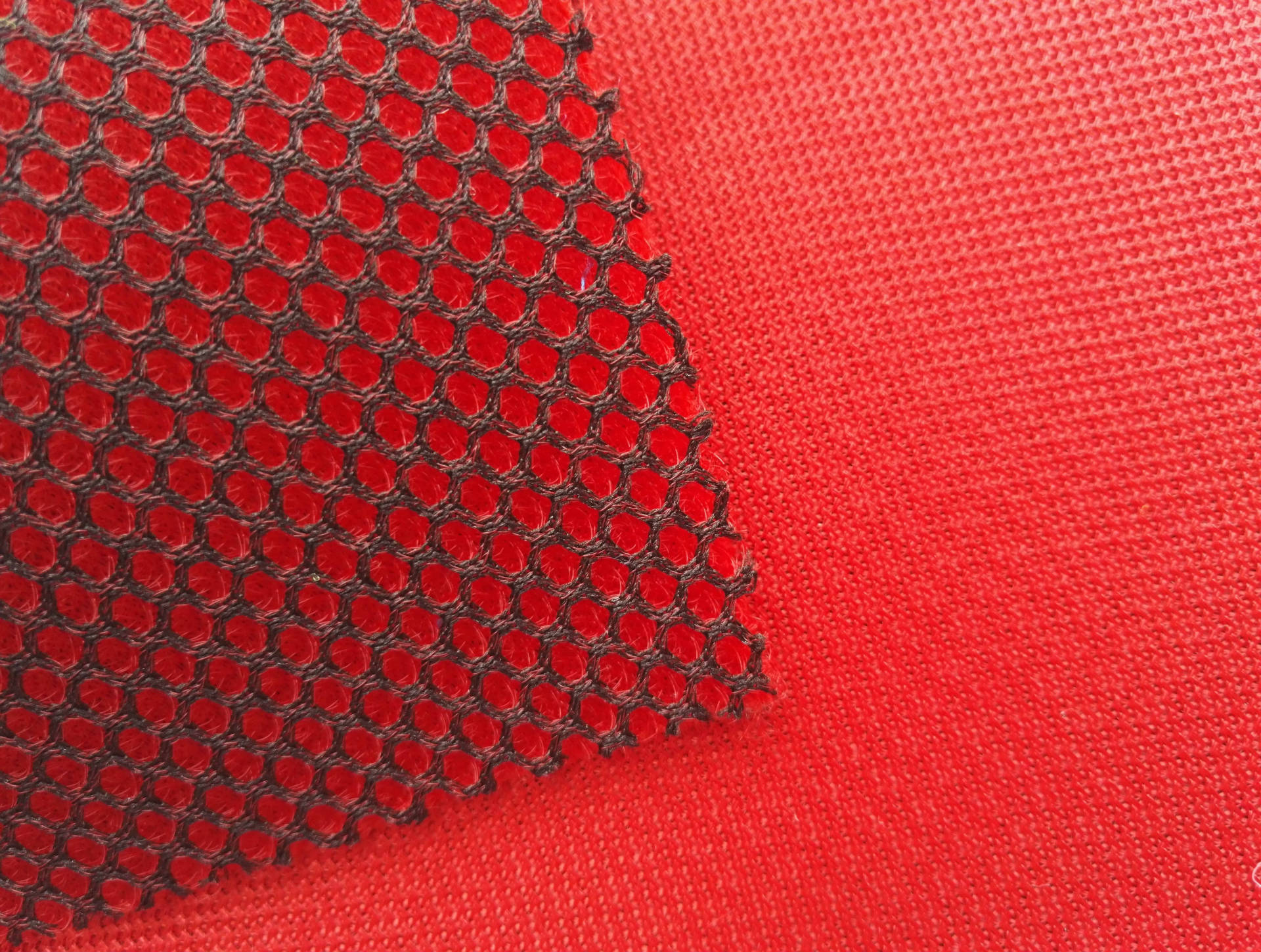 厂家直供鞋材三层网 单网 里布46 双色