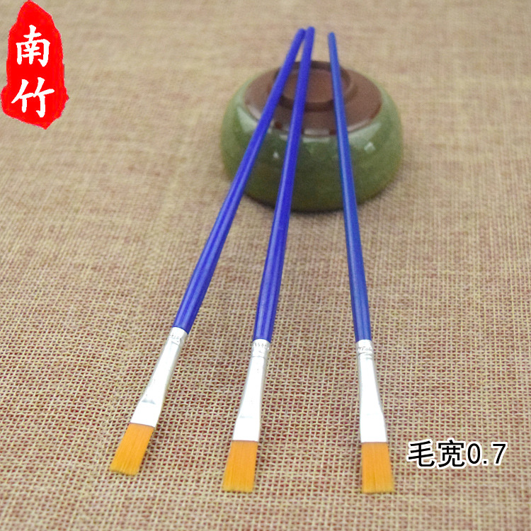 Direct selling nylon Plastic paint brush children environmental protection number Brush Pen Vinyl a doll Coloured drawing paint brush Lipstick Abrasive brush