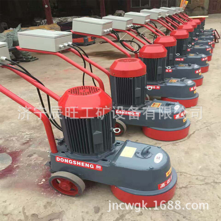 多用途室内水磨石地面打磨机 手推350型水磨石机高低速地板抛光机