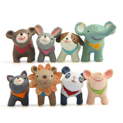 Rabbit Lion Puppy Elephant Head Shape Stereo Magnet Refrigerator Magnet Magnetic Pouch Magnet Iron Magnet Magnet Phone Case Material