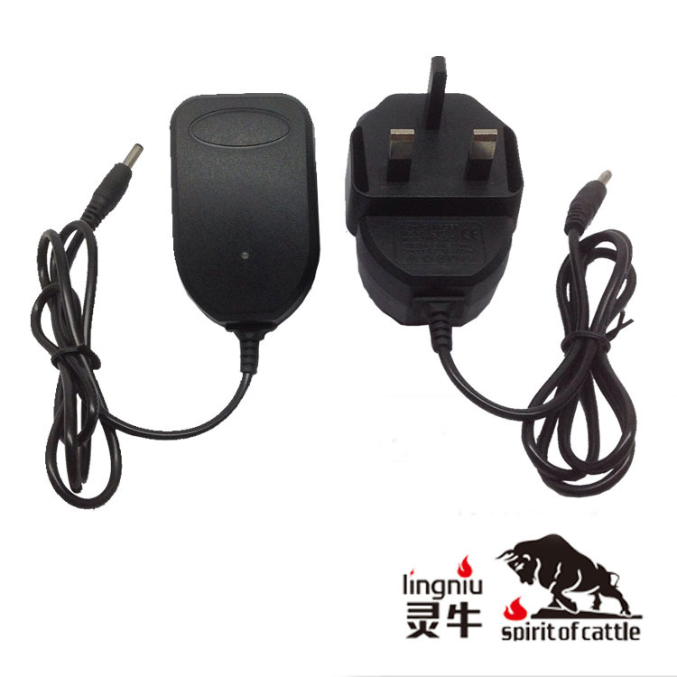 英规4.2v1A18650充电器 电筒头灯电池充电器 FCC CE认证 转灯