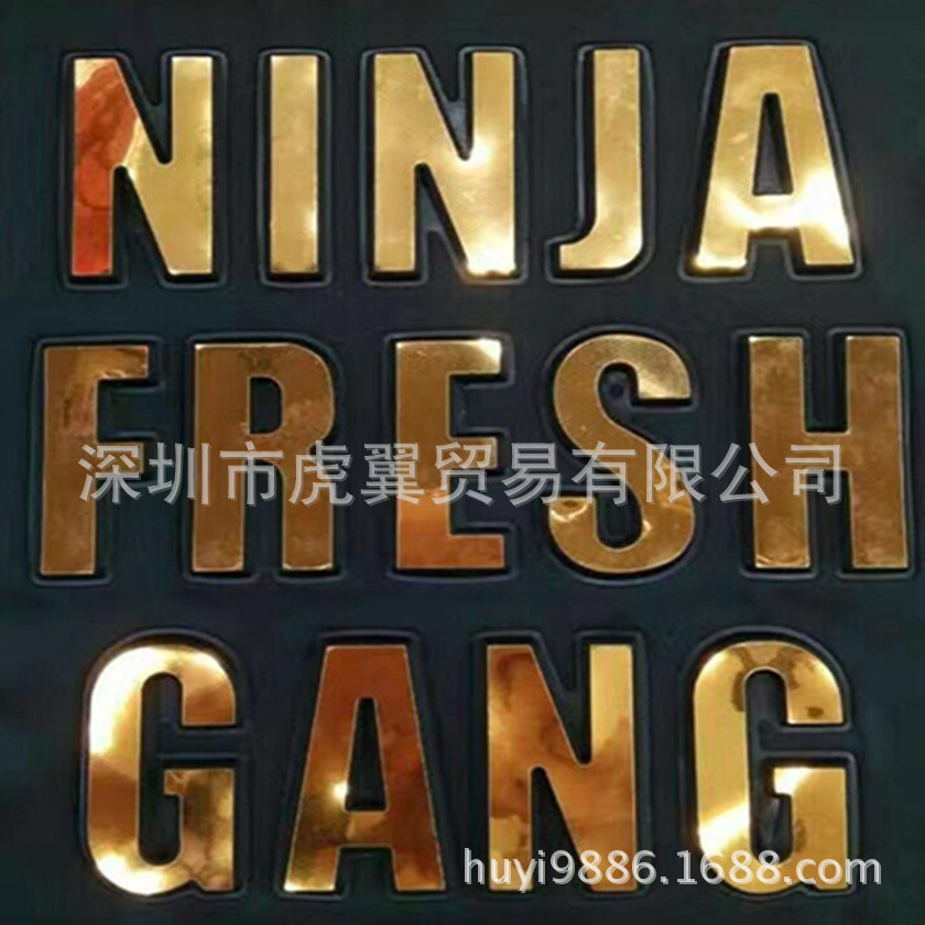 Batch Produce Adhesive Embossed flower,colour Lettering