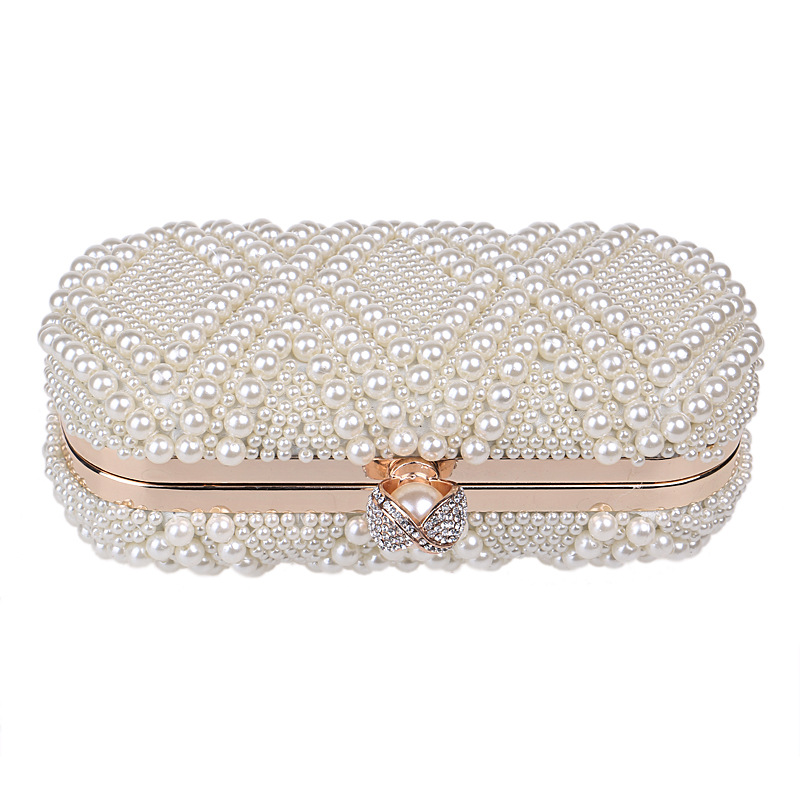 New Pearl Dinner Bag Women's Banquet Bag Ladies Dress Evening Bag display picture 4