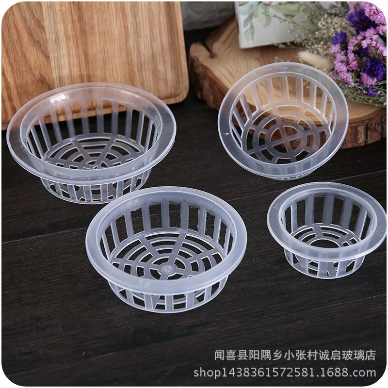 Заводская ваза для прямых цветочных горшков с фиксированной гидропонной посадочной корзиной устройство для фиксации корней углубленная хлопковая веревка впитывающая пластиковая сетка в горшках