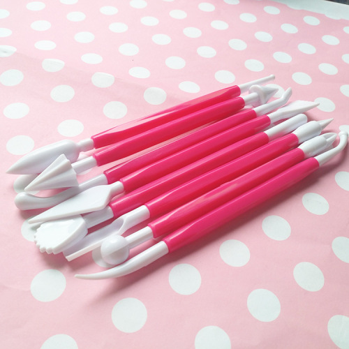 Fondant Tool Set 8 Pieces - Fondant Carving Knife/Shaping Knife, Clay Tool Flower Carving, Carving Set Modeling Stick