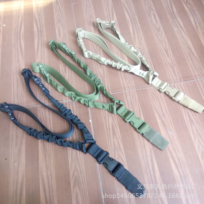 新款户外CS美式单点多功能装备战术枪背带水弹斜肩任务绳挂带厂-阿里巴巴