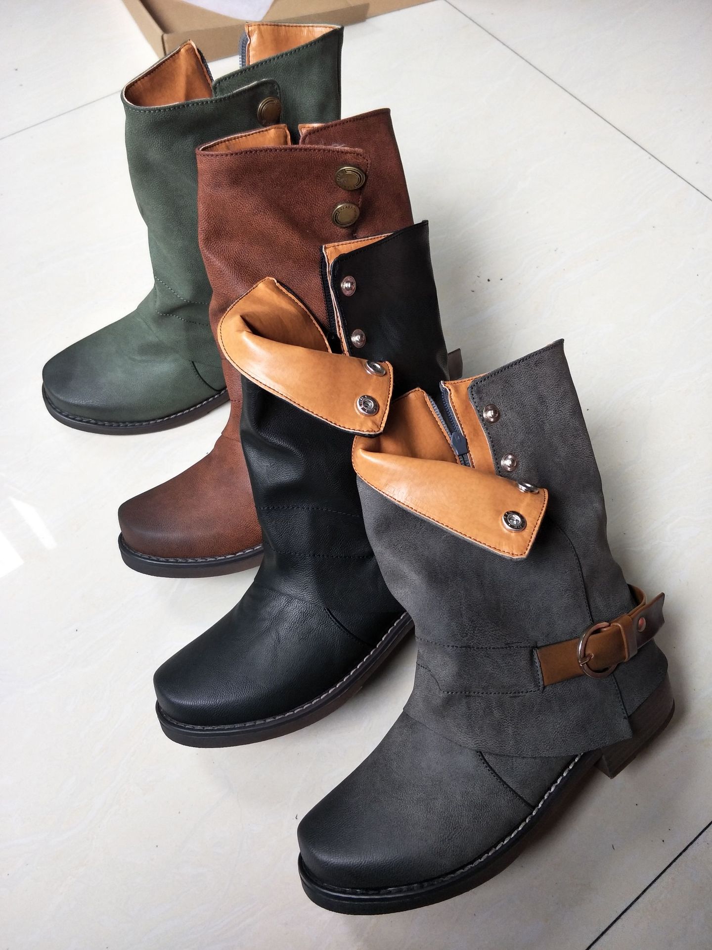 Bottes femme INDéPENDANCE en PU artificiel - Ref 3355081 Image 3