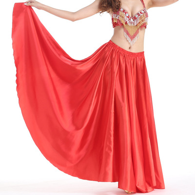 Red black blue Belly dance Skrit Spanish flamenco dance Skirt for women girls opening dance dress skirts stage performance