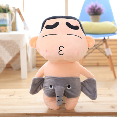 [创意蜡笔小新大象公仔穿衣搞怪毛绒玩具布娃娃情侣玩偶女生日礼物] 创意蜡笔小新大象公仔穿衣搞怪毛绒玩具布娃娃情侣玩偶女生日礼物