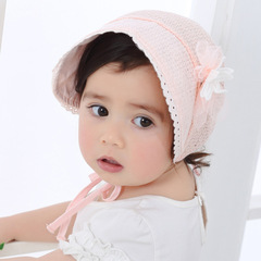 韓版新款 非常可愛 鏤空小花 公主帽(2色)_MZ2909