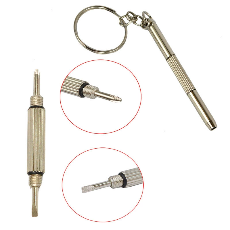 Universal glasses, handheld screwdriver, keychain, tools set, wholesale, three in one