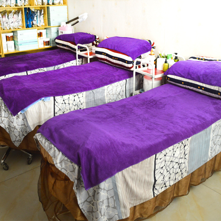 Thickened Beauty Salon Bed Towel 1m X 2m Absorbent Spa Massage Shop Bed Sheet Large Towel Wholesale Physiotherapy