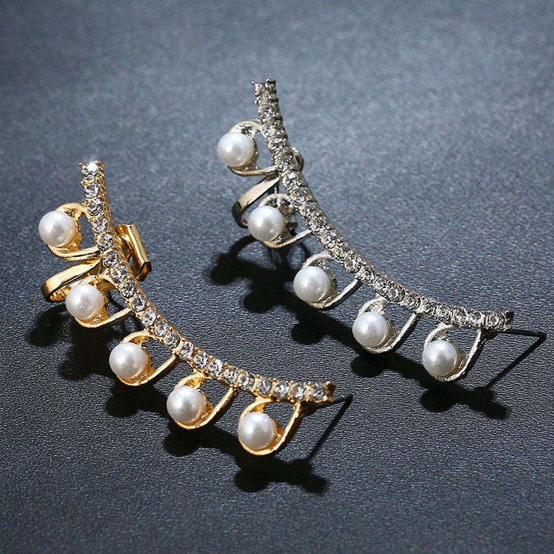 Simple Pearl Ear Clip display picture 1