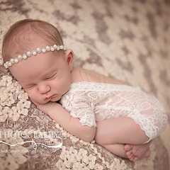 European and American Children's Photography Lace Onesie Climbing Suit Newborn Photography Clothing Baby Lace Photography Dress