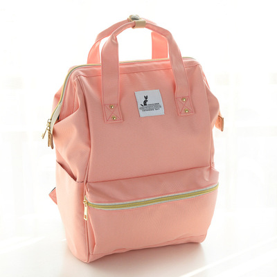 媽咪包 爆款多功能手提帆布雙肩背包 大容量外出媽媽包防水母嬰包