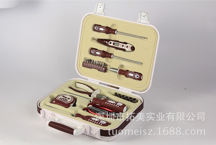 告品质组合工具家用工具 家用组合工具礼品型五金工具套装SD-6606