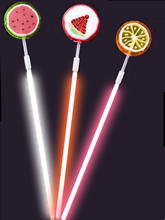 荧光棒棒糖棒 多种尺寸 环保材质 夜光棒棒糖棒 厂家直销